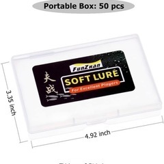 Funzhan ソフトなルアー T形尾の画像