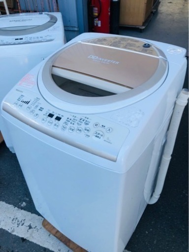 北九州市内配送無料　保証付き　TOSHIBA 9kg全自動洗濯乾燥機 AW−9V2M
