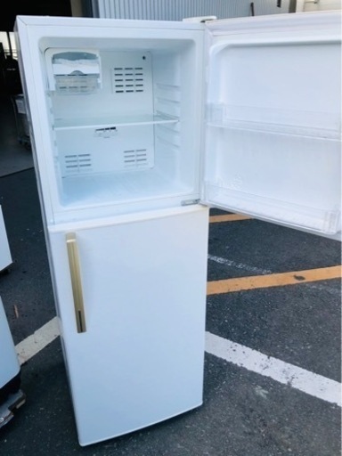 北九州市内配送無料　保証付き　ユーイング 【右開き】228L 2ドアノンフロン冷蔵庫 エディオンオリジナル ホワイト ER-F23UH