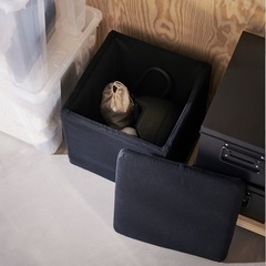 IKEA（イケア）椅子 フットスツール 収納付きの画像