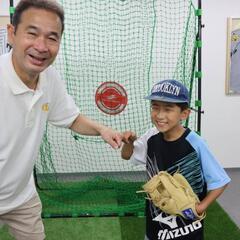 元阪神タイガース投手、現野球解説者が指導するマンツーマンの野球教室の画像