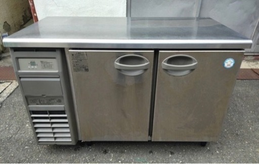 【動確済み】フクシマガリレイ 業務用 テーブル型 冷凍庫 YRC-122FE2-F 241L 1200×600×800 大型 台下冷凍庫 センターピラーレス 大阪発