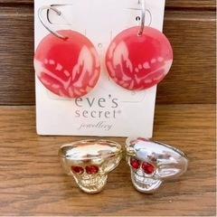 決まりました)ピアス 指輪 アクセサリー セット