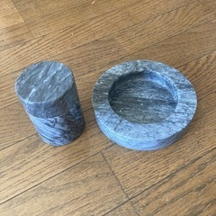 大理石灰皿セット 高級品　タバコ