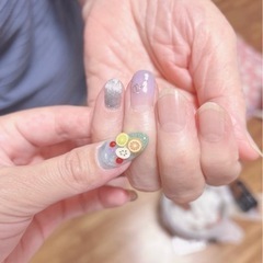祖母にネイル🌸いつまでも、お綺麗でありましょう