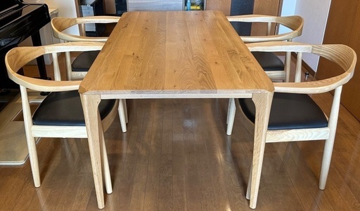 ※最終値下げ！【直接取りに来れる方】定価17万ダイニングテーブルセット