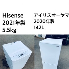 ★送料・設置無料★  高年式✨★家電セット✨ 冷蔵庫・洗濯機 2点セット