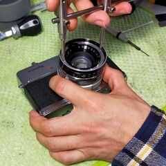 副業相談 カメラ修理教室の見学の画像