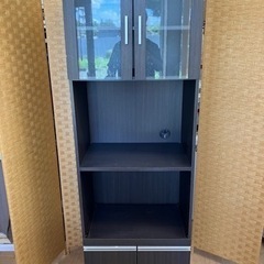 【引取】¥0 食器棚 収納 キッチン 分解不可の画像