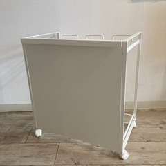 【山崎実業 TOWER】目隠し分別ダストワゴン　3分別ゴミ箱 定...