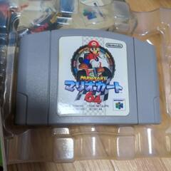 64 マリオカート64　ソフト　箱付きの画像