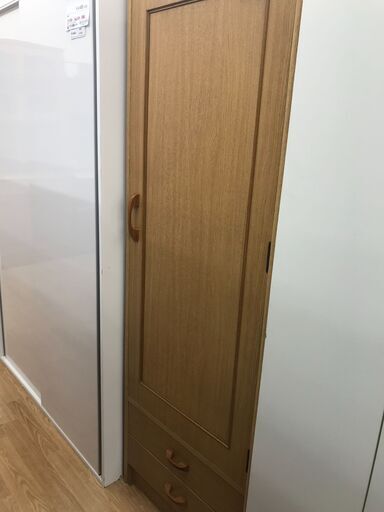 ★ジモティ割あり★  キャビネット ナチュラル H176×W59×D65 クリーニング済み KJ2730