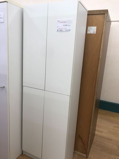 ★ジモティ割あり★  収納棚 白 H180×W60×D31.5 クリーニング済み KJ2733