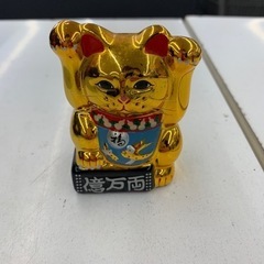 金色両手招き猫 億万両 ※223341