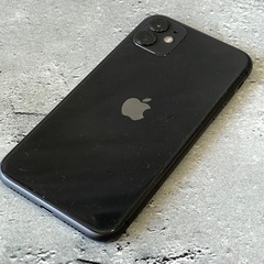iPhone11 ブラックSIMフリー64GB Appleの画像