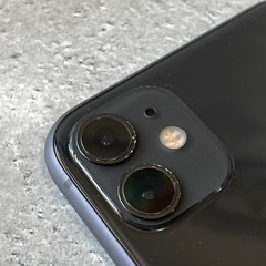 iPhone11 ブラックSIMフリー64GB Appleの画像