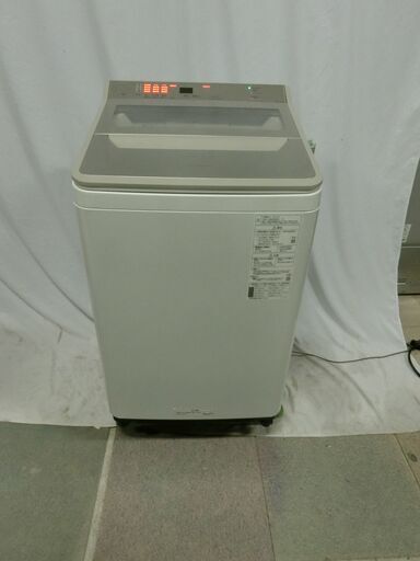 2021年製　美品 Panasonic パナソニック 8kg全自動洗濯機 NA-FA80H9 主に3～4人向き 泡洗浄＆パワフル立体水流