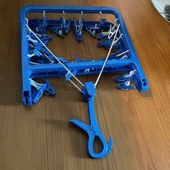 ♪♪長方形の洗濯バサミ付きハンガー♡♪♪(*´꒳`*)の画像