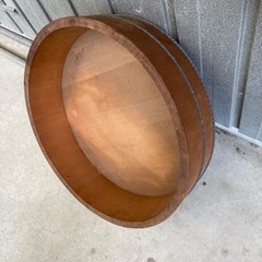木の桶値下げの画像