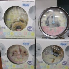 605   Kodomo  Dog  　Clock    　置時...