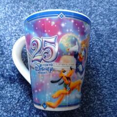 未使用）25周年 ディズニー 限定 カップの画像