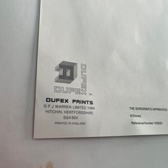 【ディズニー　ファンタジア　ミッキーマウス】光る絵画ヴィンテージの画像