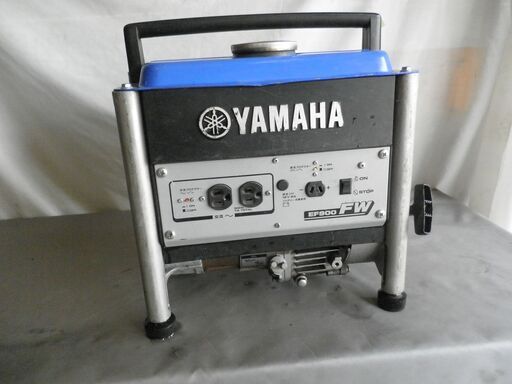 ヤマハ小型発電機（交流・直流）EF900FW 100V、12V 動作品