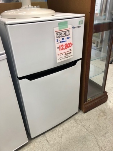 ●販売終了●冷蔵庫　２ドア　93L ハイセンス　2021年製 中古品