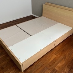 9/22まで【商談中】ニトリダブルベッドフレーム【値下中】の画像