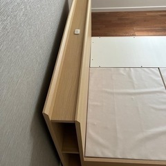 9/22まで【商談中】ニトリダブルベッドフレーム【値下中】の画像