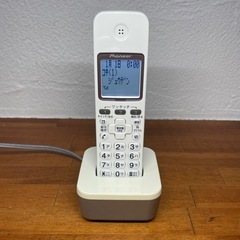 【終了】美品 パイオニア コードレス電話機 TF-SE15S 迷惑電話防止の画像