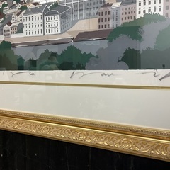 値下げしました　イタリアのリトグラフ 版画　の画像