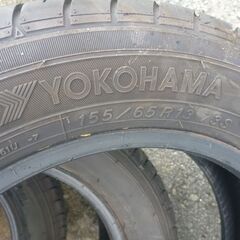 ヨコハマ155/65R13☆４本セット2021年製造の画像