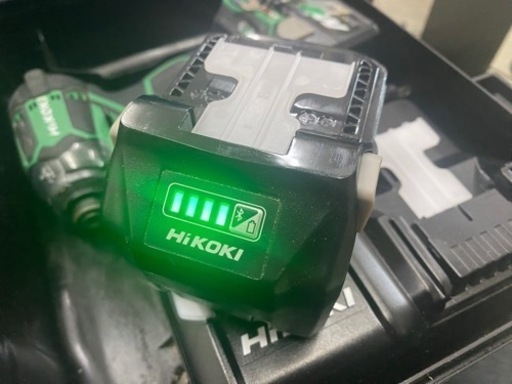 HiKOKI(ハイコーキ) 36Vインパクトドライバ WH36DC  バッテリー2個　充電器付き　リサイクルショップ宮崎屋佐土原店R5.9.1