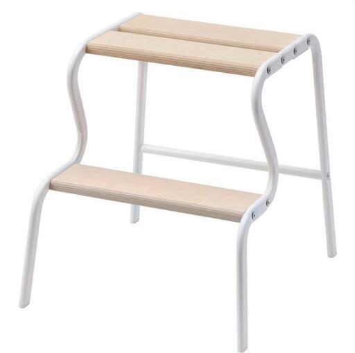 ステップスツール　IKEA GRUBBAN グルッバン　 ホワイト インテリア