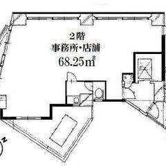 【貸店舗・貸事務所】便利な3路線3駅利用可！約20坪1フロア貸出中！