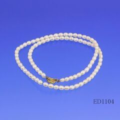 K18YG製 留め具採用 美品 淡水パールネックレス