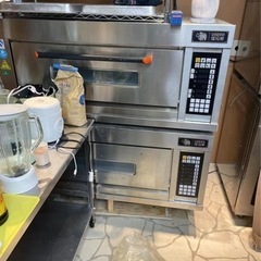 中古業務用オーブン2台