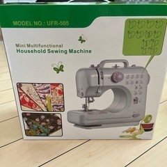 家庭用ミシン　新品未使用　【決まりました】