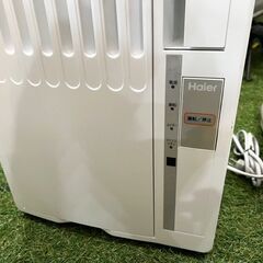 2021年式 Haier/ハイアール ルームエアコン(ウインド型) JA-16V 窓用ルームエアコン 工事不要 枠/リモコン付き 鉄骨7畳 木造4.5畳の画像