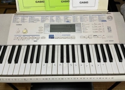 CASIO 電子キーボード LK-222 純正スタンド・イスセット