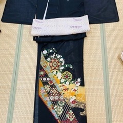夏物黒留袖🔴帯セット！状態良好✨