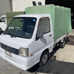 平成19年　サンバー　軽トラック　幌付き　車検2年付の画像