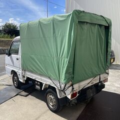 平成19年　サンバー　軽トラック　幌付き　車検2年付の画像