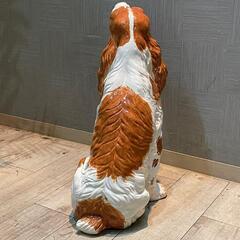 全国発行可能ー】インテリアにオススメ！陶器製のキャバリアのオブジェ♪