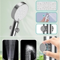 新品シャワーヘッド塩素除去節水３本フィルター付きの画像