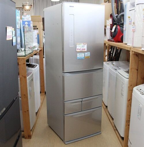 TOSHIBA 5ドア冷蔵庫 GRーM41G 2018年 411L