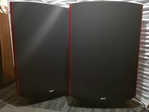 ◆全国発送可◆QUAD ESL-2805/esl2805 Custom Crimson Red!!定価154万円・クオード クォード スピーカー ペア◆整備済◆下取歓迎!!m0s3