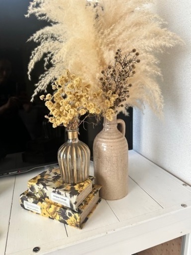 ドライフラワー、花瓶、小物セット