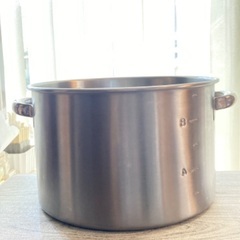 値下げ❗️IHもガスもOK❗️寸胴お鍋(フタなし)の画像